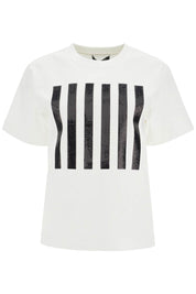 Marc Jacobs T Shirt The Stripe Box Tee   White