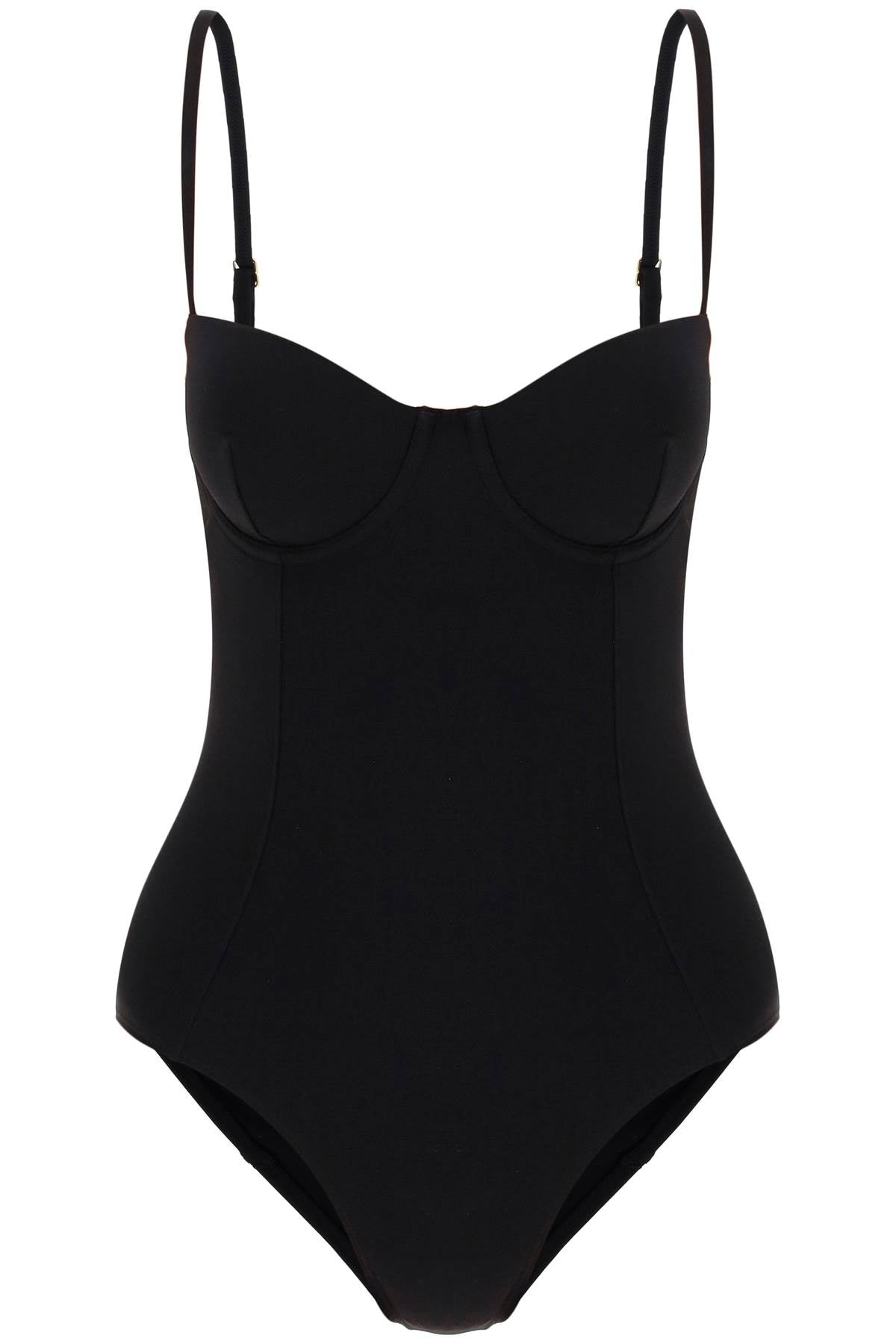 Tory Burch One Piece Swimsuit   Black