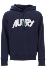 Autry Hoodie With Maxi Logo Print   Blue