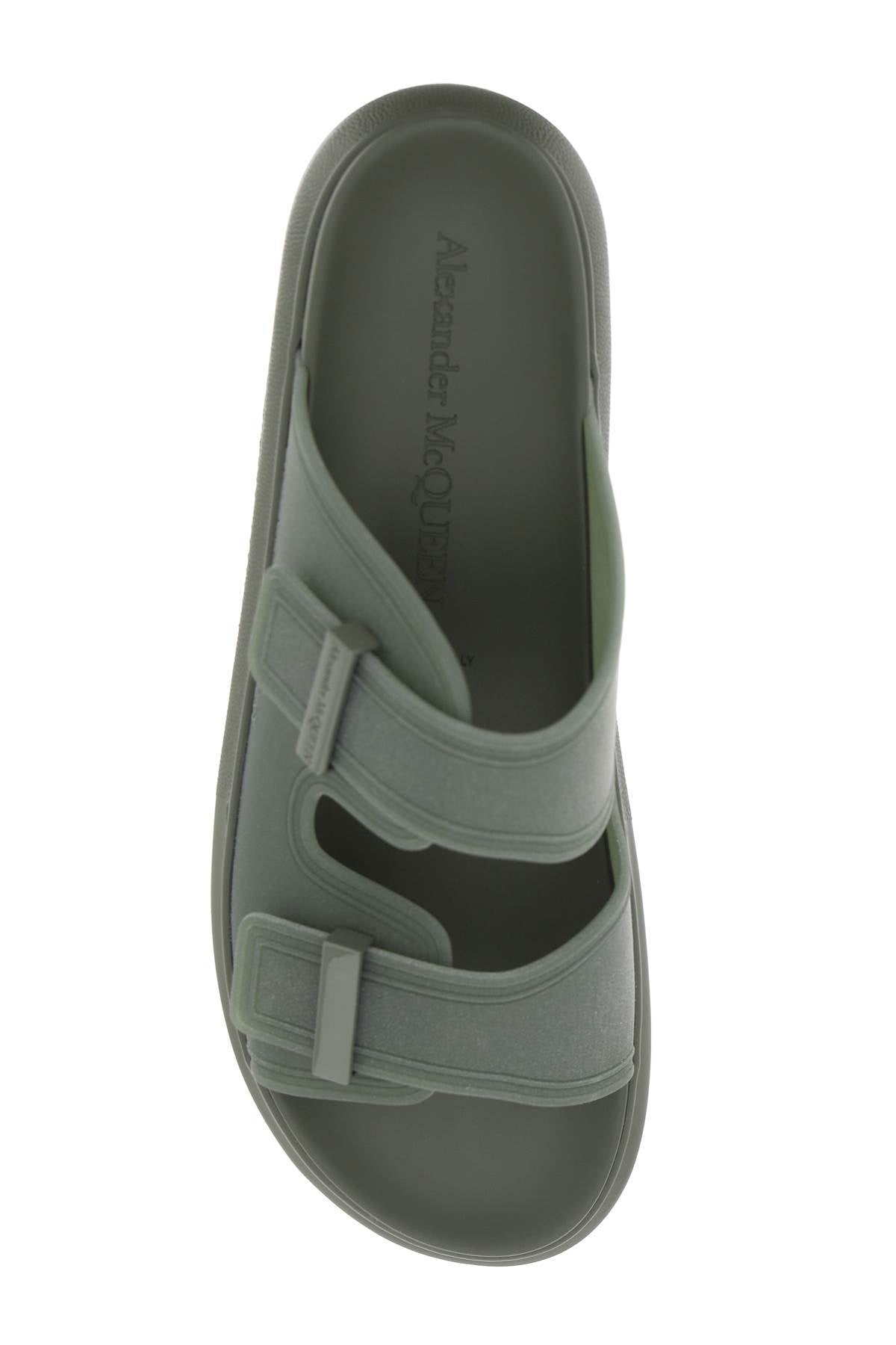 Alexander Mcqueen Tpu Slides   Green