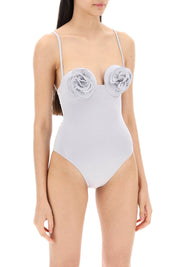 Magda Butrym One Piece Flower Swims   Grey