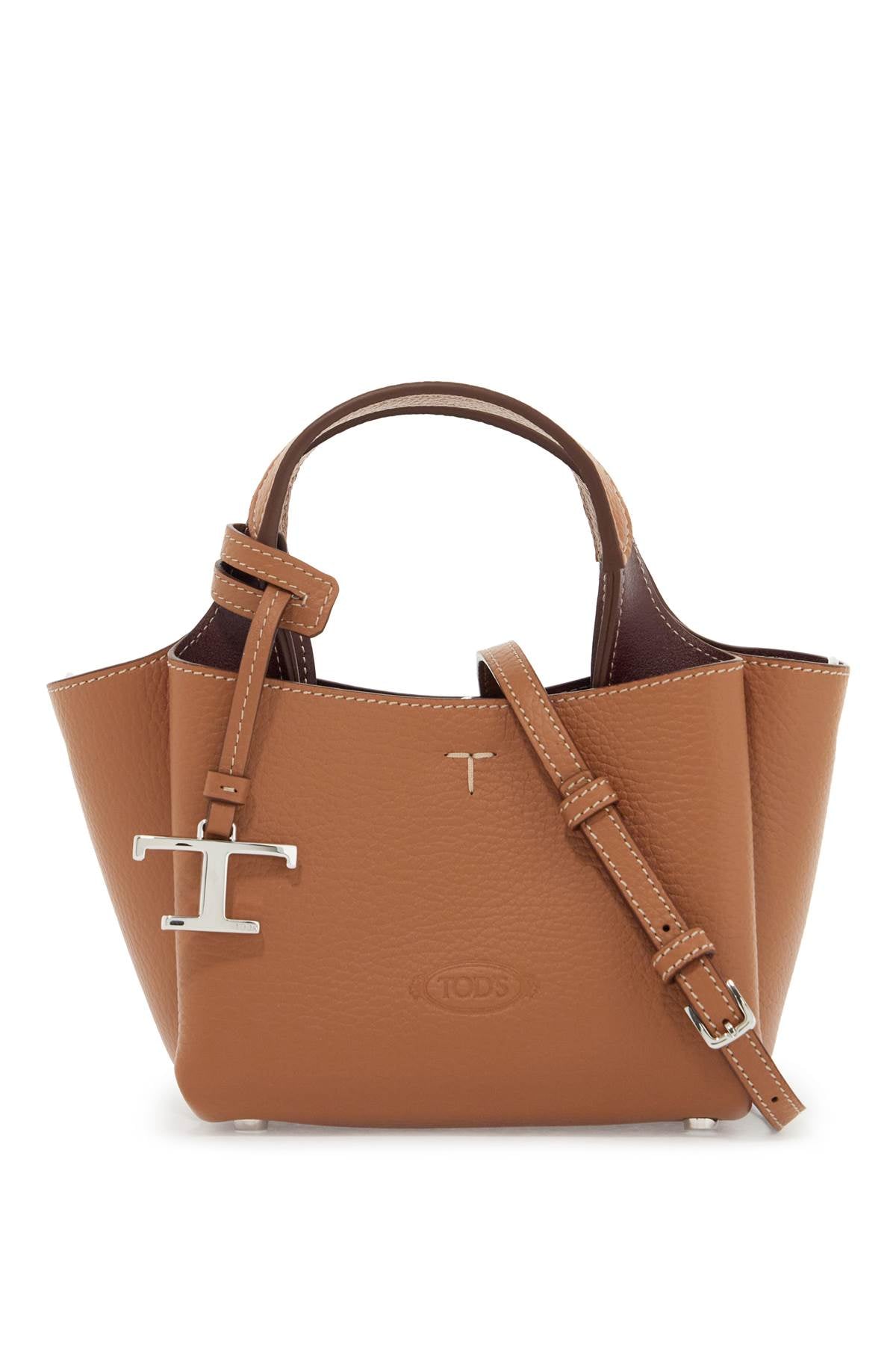 Tod's Micro Leather Handbag   Brown