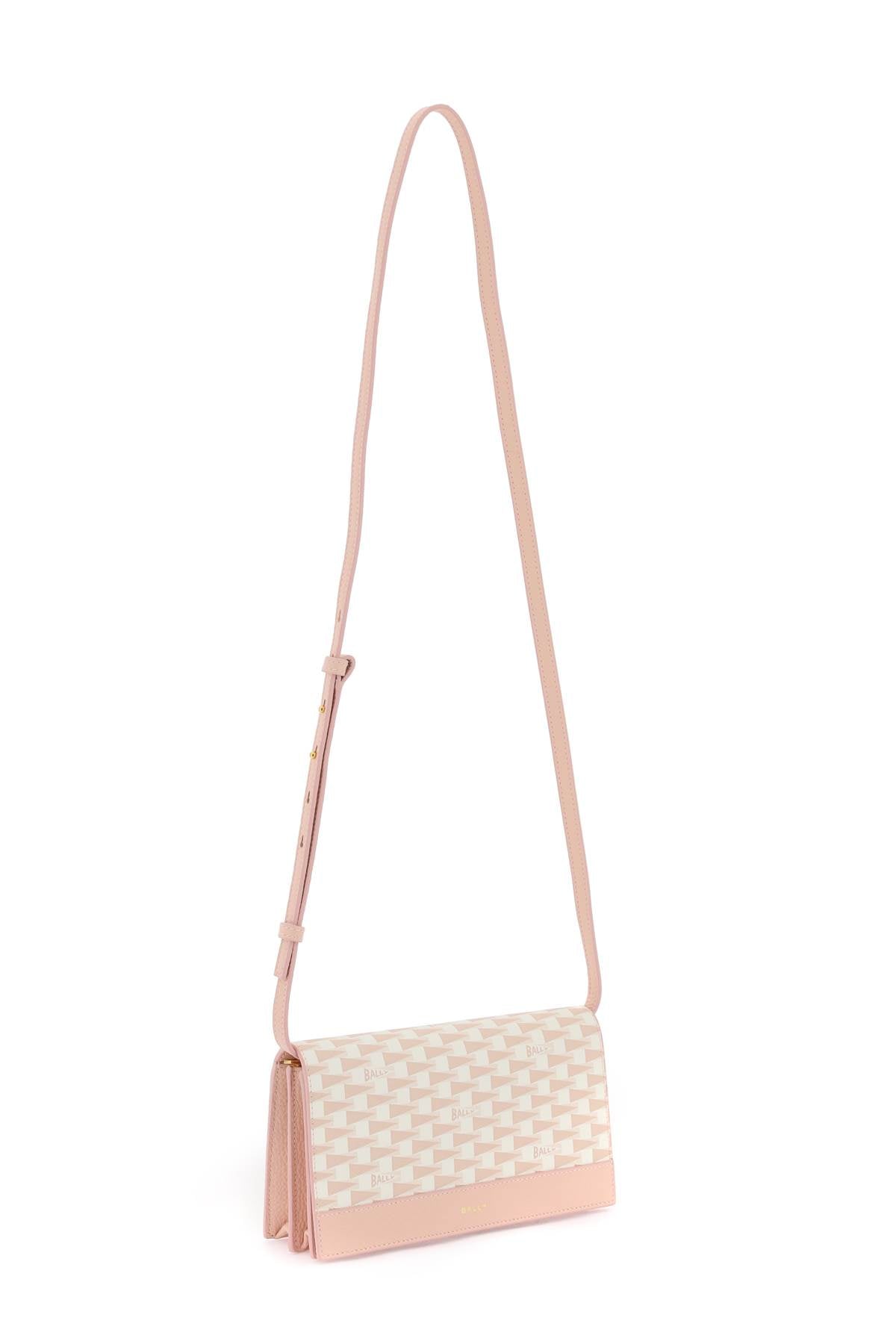 Bally Continental Pennant Mini Crossbody Bag   Pink