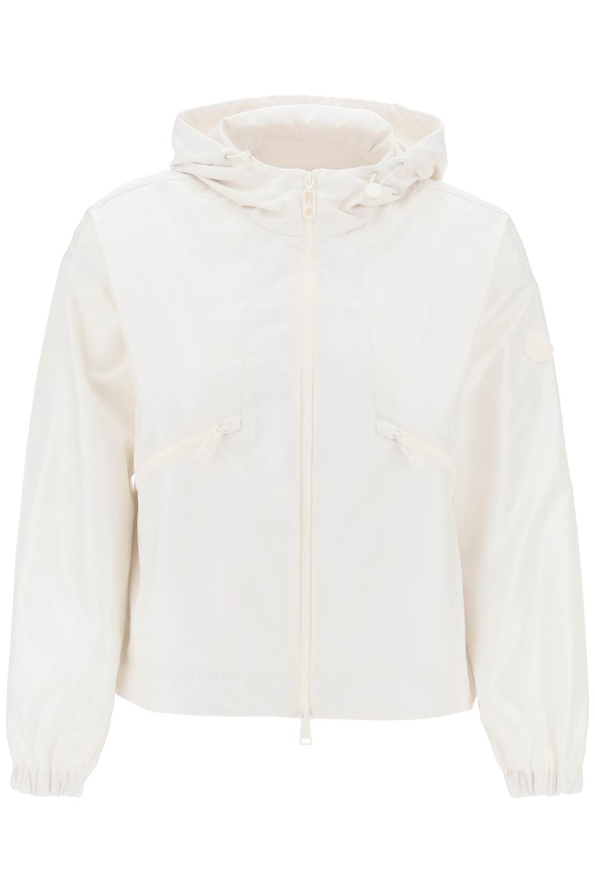 Moncler Satin Canvas Marmace Jacket   White