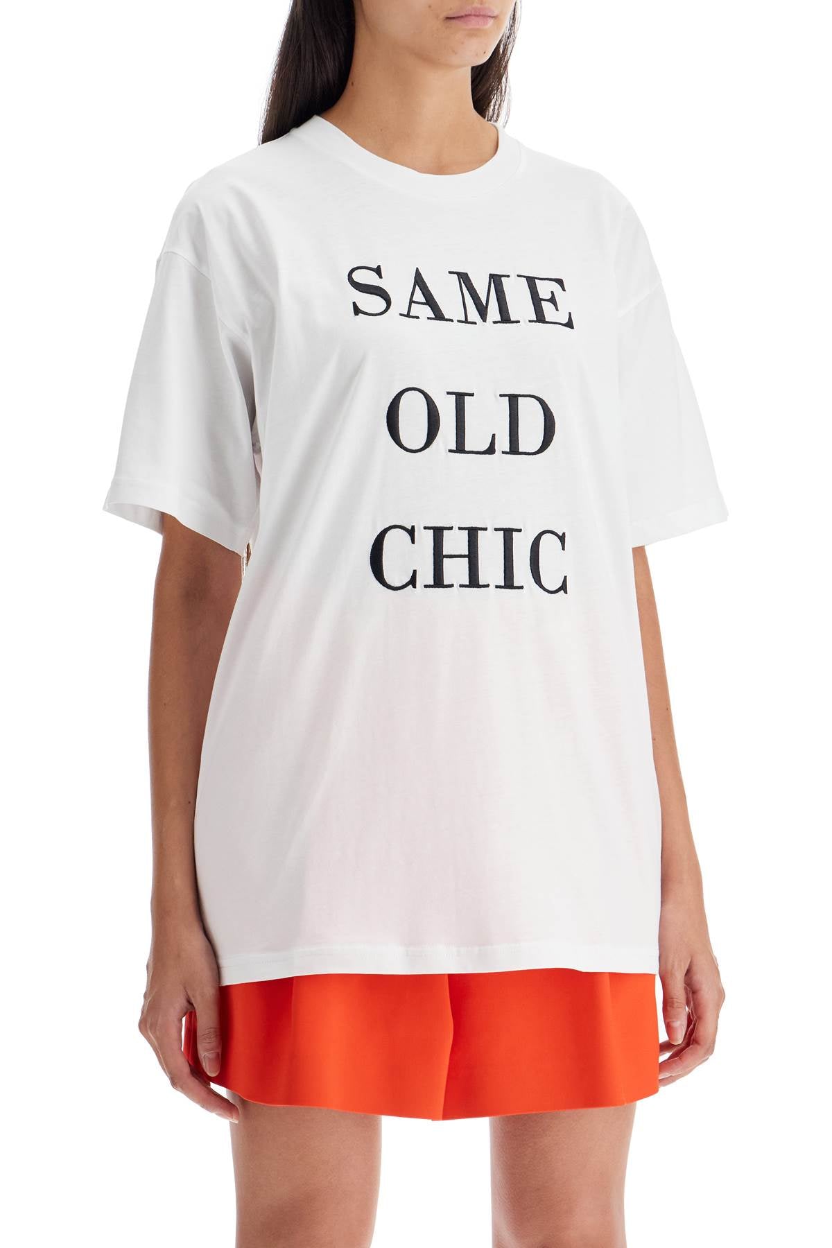 Moschino "oversized T Shirt With Same Old   White