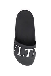 Valentino Garavani Vltn Pvc Slides   Black