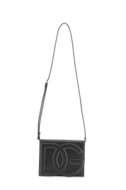 Dolce & Gabbana Leather Crossbody Bag   Black