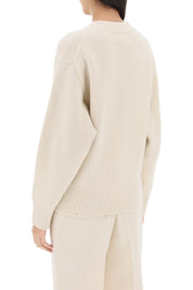 Toteme Wool And Cashmere Sweater   White