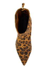 Aquazzura Leopard Print Montmartre Boot   Brown