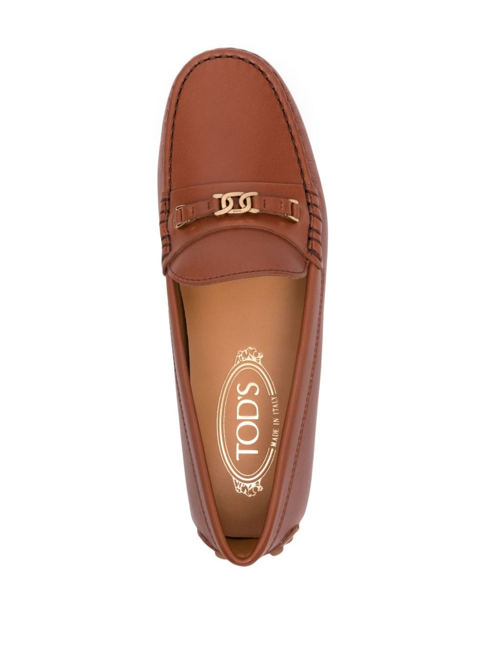 Tod's Flat Shoes Leather Brown