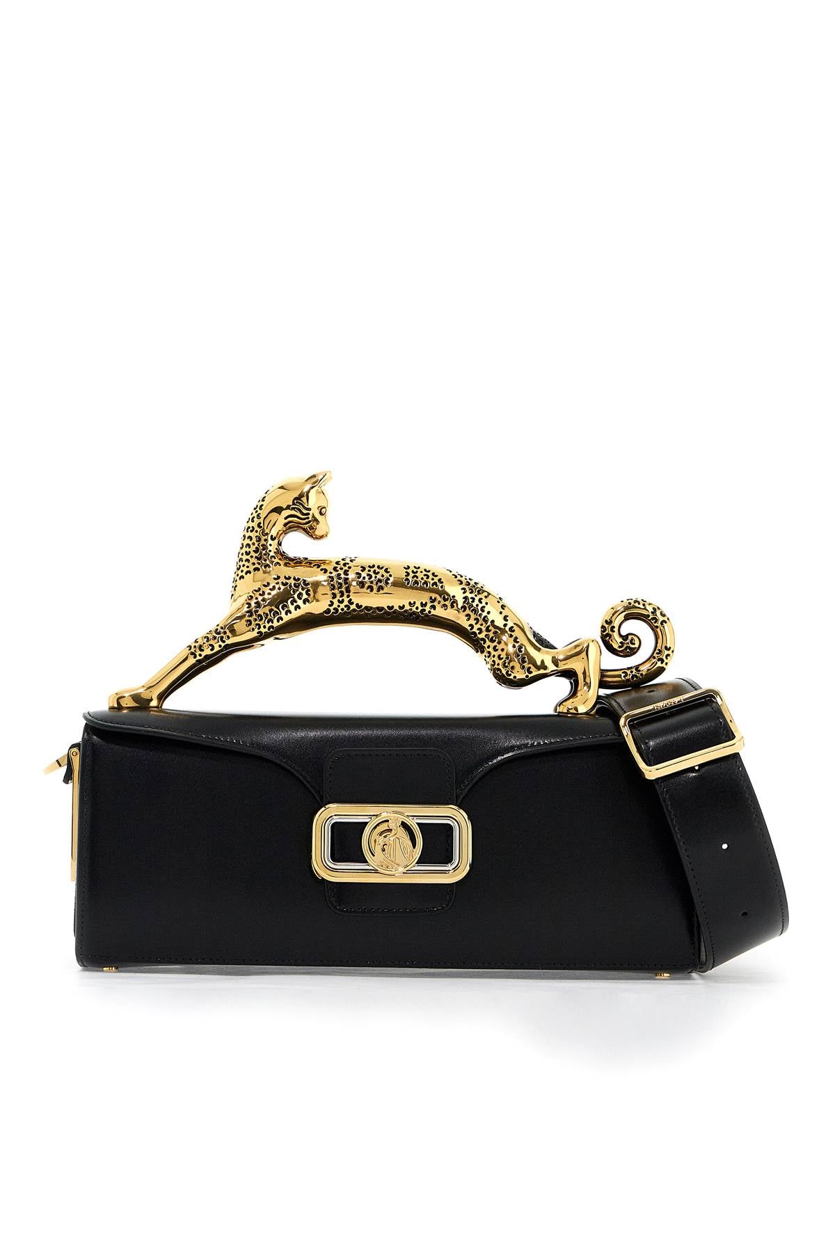 Lanvin Medium Pencil Cat Handbag   Black