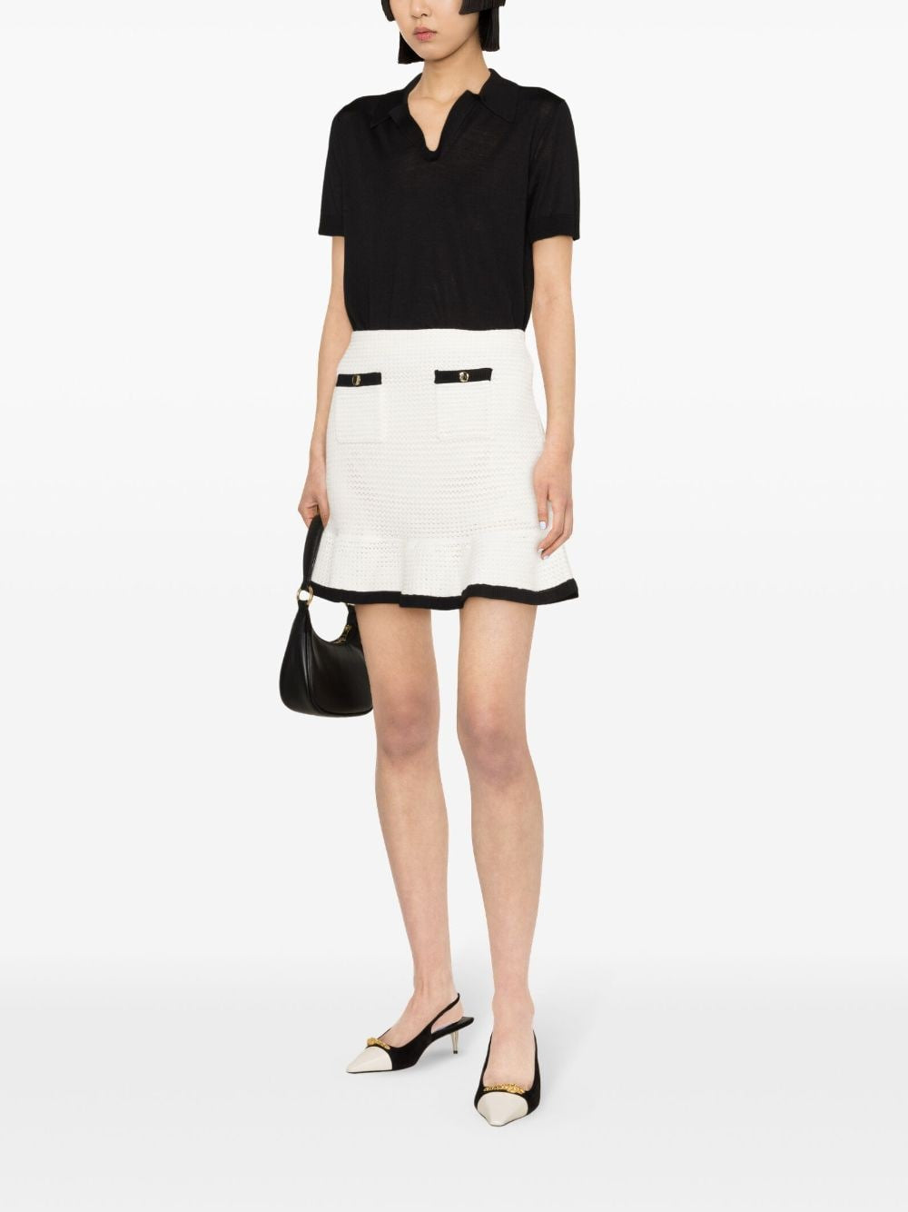 Self Portrait Skirts White