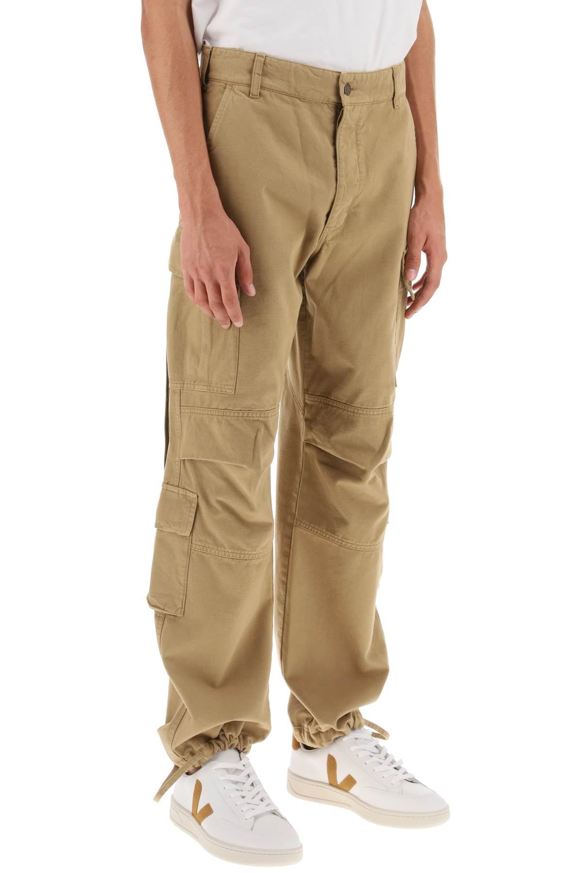 Darkpark Saint Cotton Cargo Pants   Beige