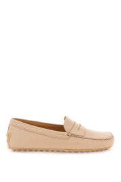 Tod's City Gommino Leather Loafers   Neutral