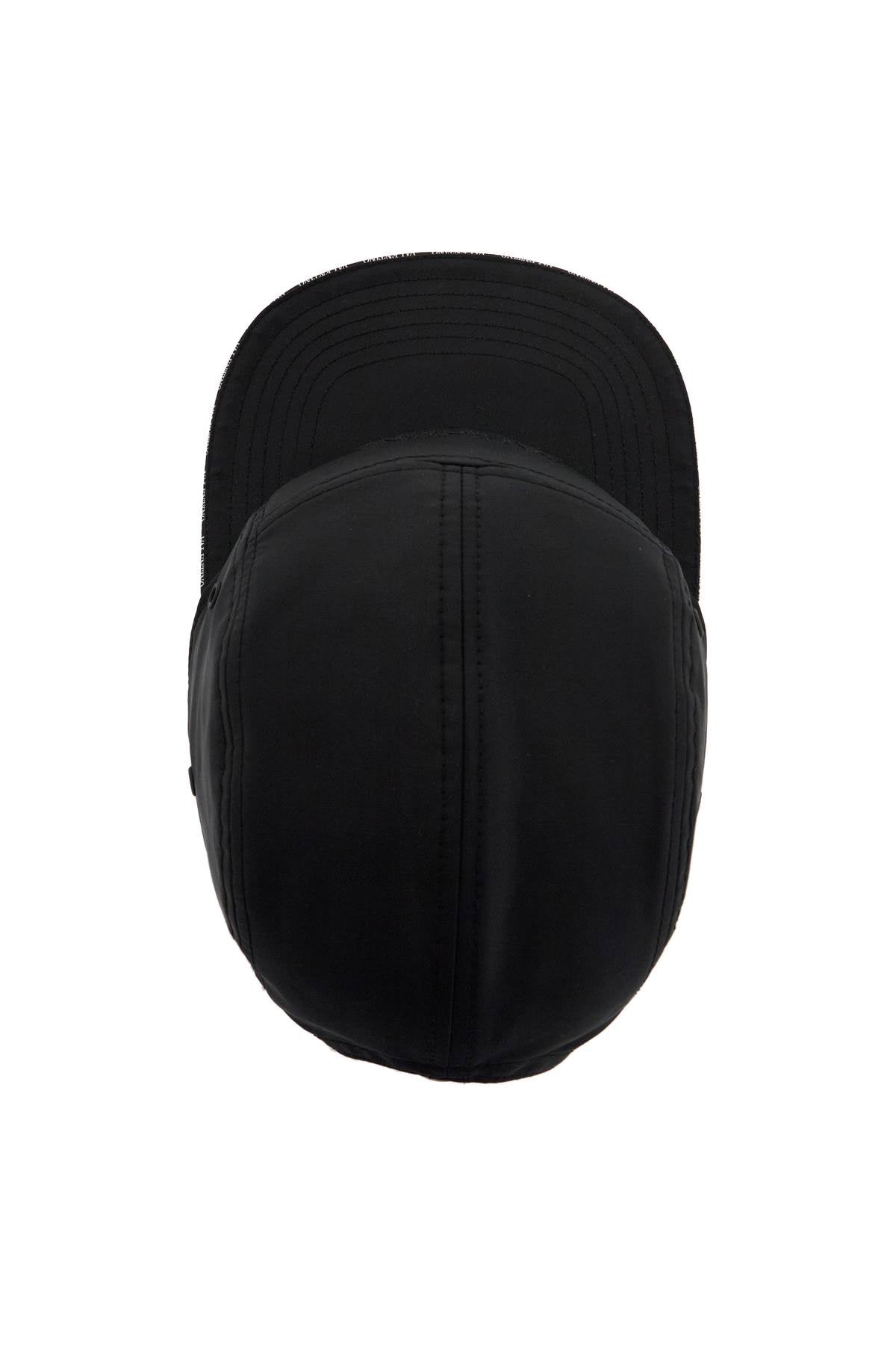 Valentino Garavani Nylon Baseball Cap For Sport   Black