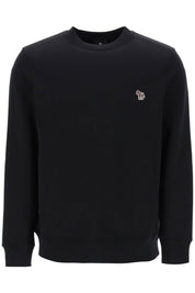 Ps Paul Smith Zebra Logo Sweatshirt With Zebra Logo   Black