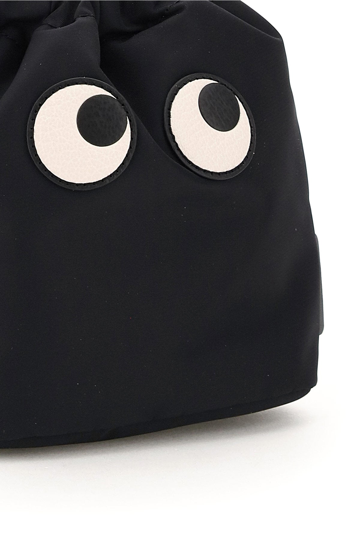 Anya Hindmarch Drawstring Pouch Eyes   Black