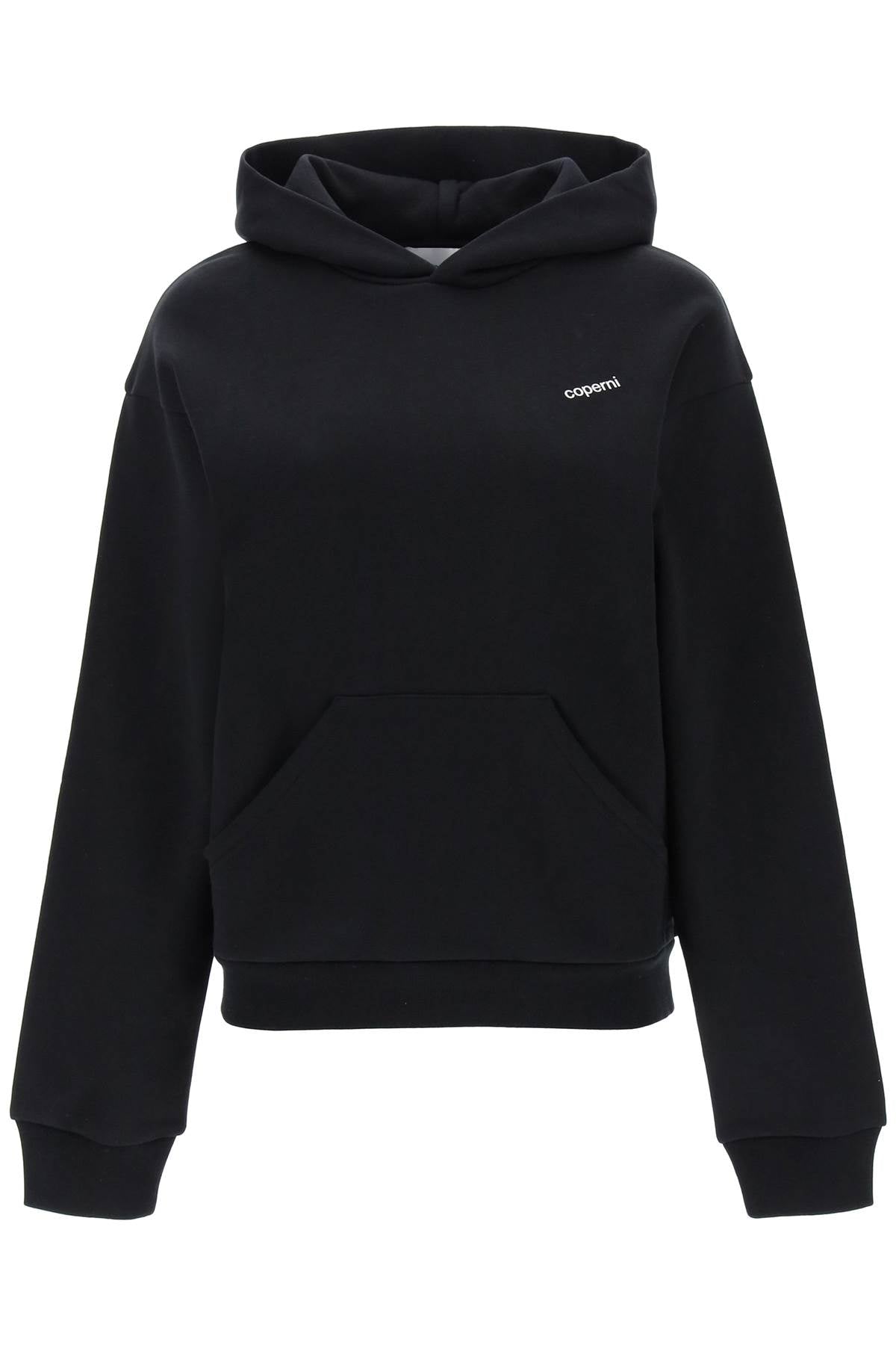 Coperni Logo Print Hoodie   Black