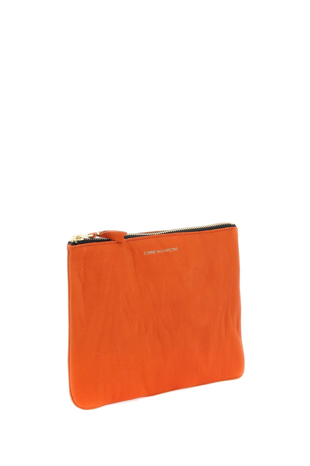 Comme Des Garcons Wallet Classic Pouch   Orange