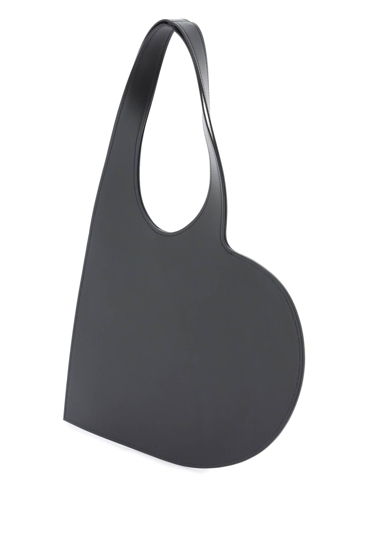 Coperni Heart Shaped Small Tote Bag   Black