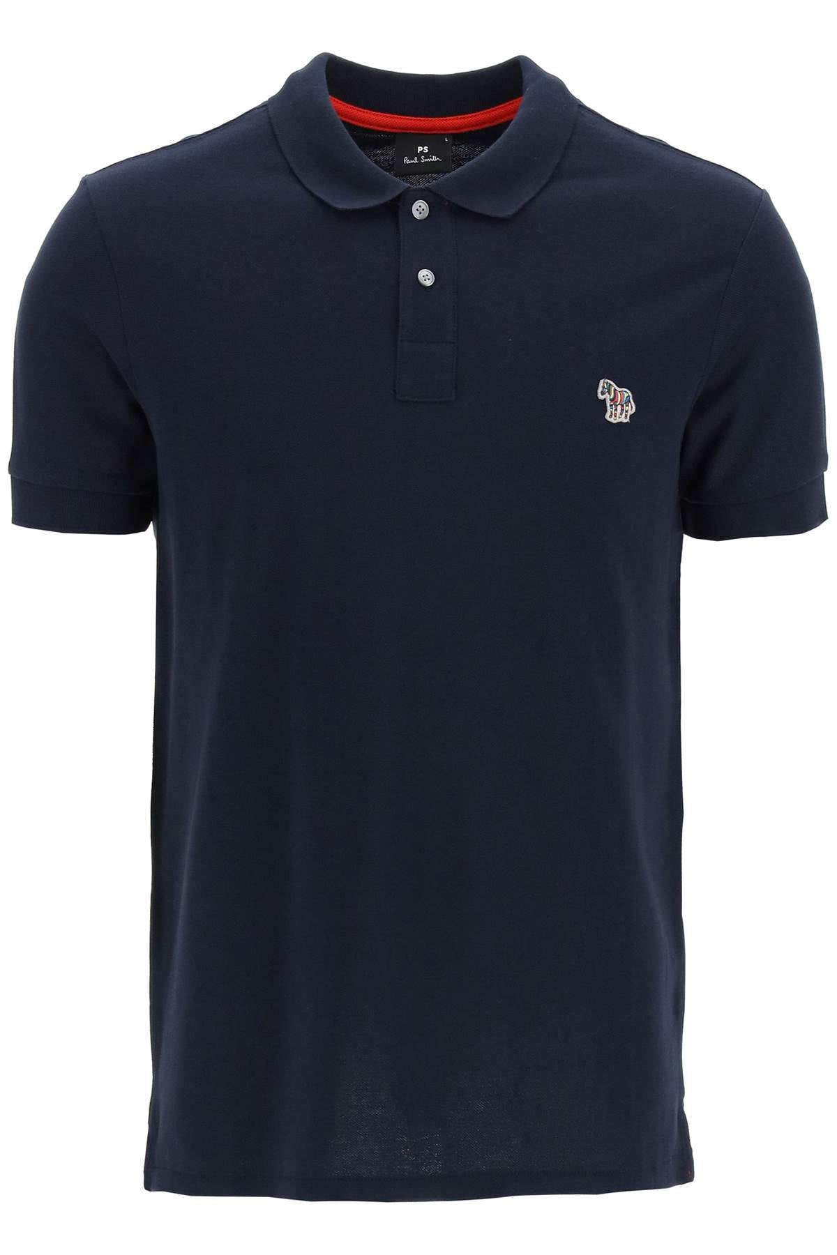 Ps Paul Smith Slim Fit Polo Shirt In Organic Cotton   Blue