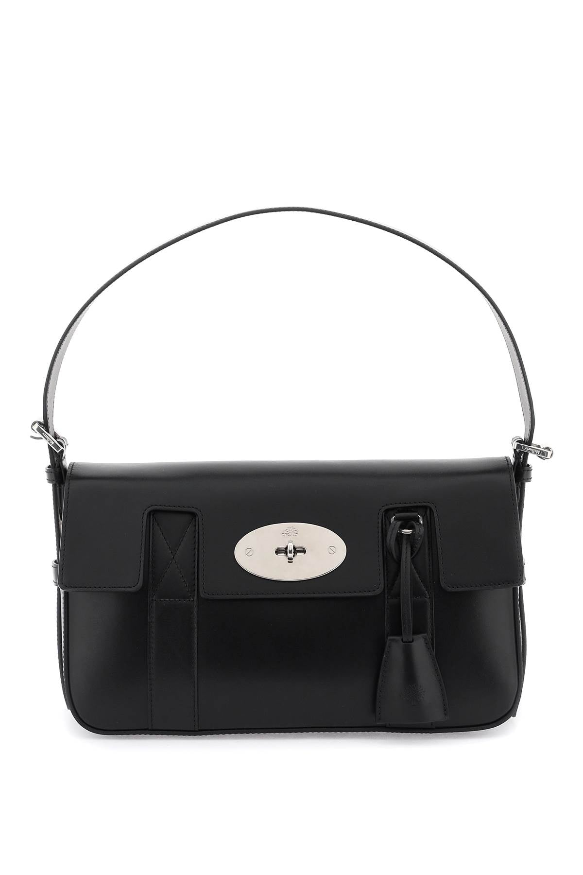 Mulberry East West Bayswater Shoulder Bag   Black