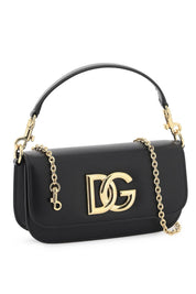 Dolce & Gabbana Smooth Leather 3.5 Handbag   Black