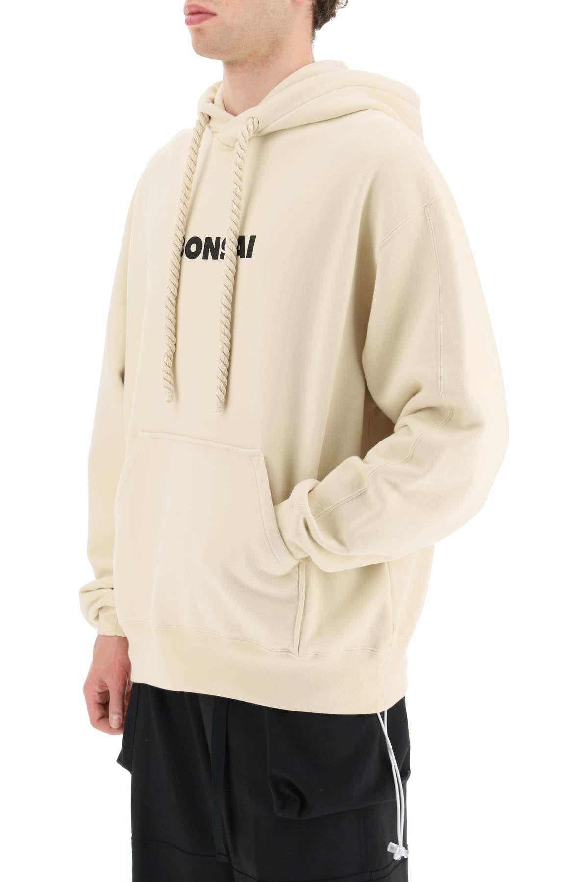 Bonsai Logo Hoodie   Beige