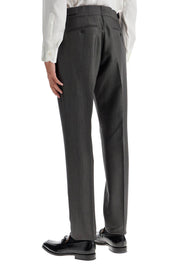 Tom Ford Atticus Wool And Mohair Mikado Trousers   Grey