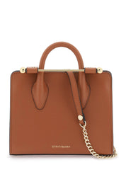 Strathberry Nano Tote Leather Bag   Brown