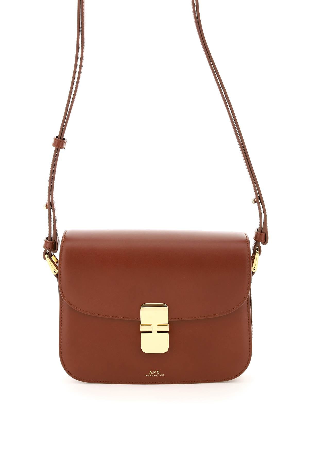 A.P.C. Grace Small Bag   Brown