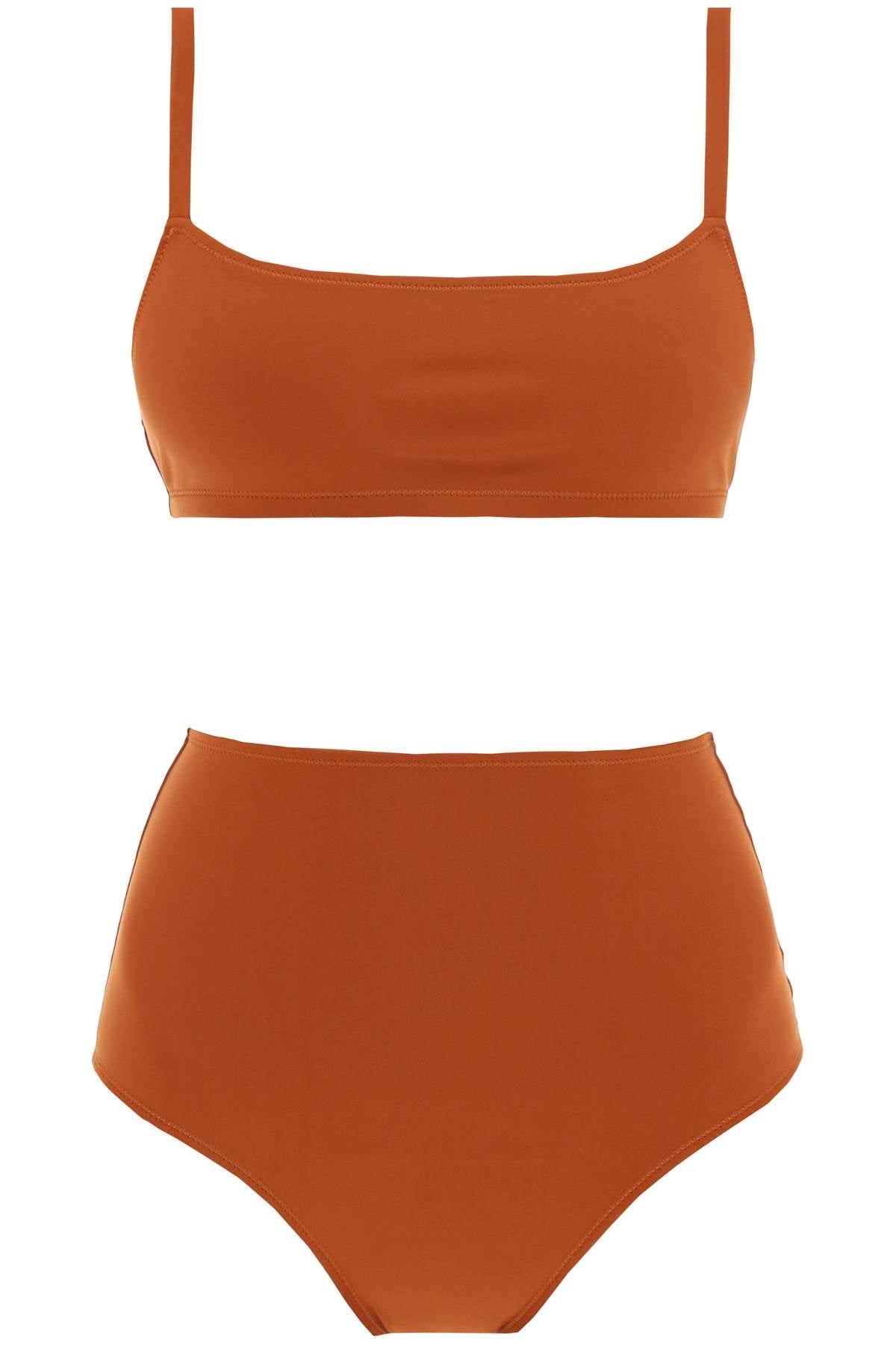 Lido Eleven High Waist Bikini Set   Brown