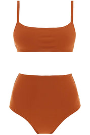 Lido Eleven High Waist Bikini Set   Brown