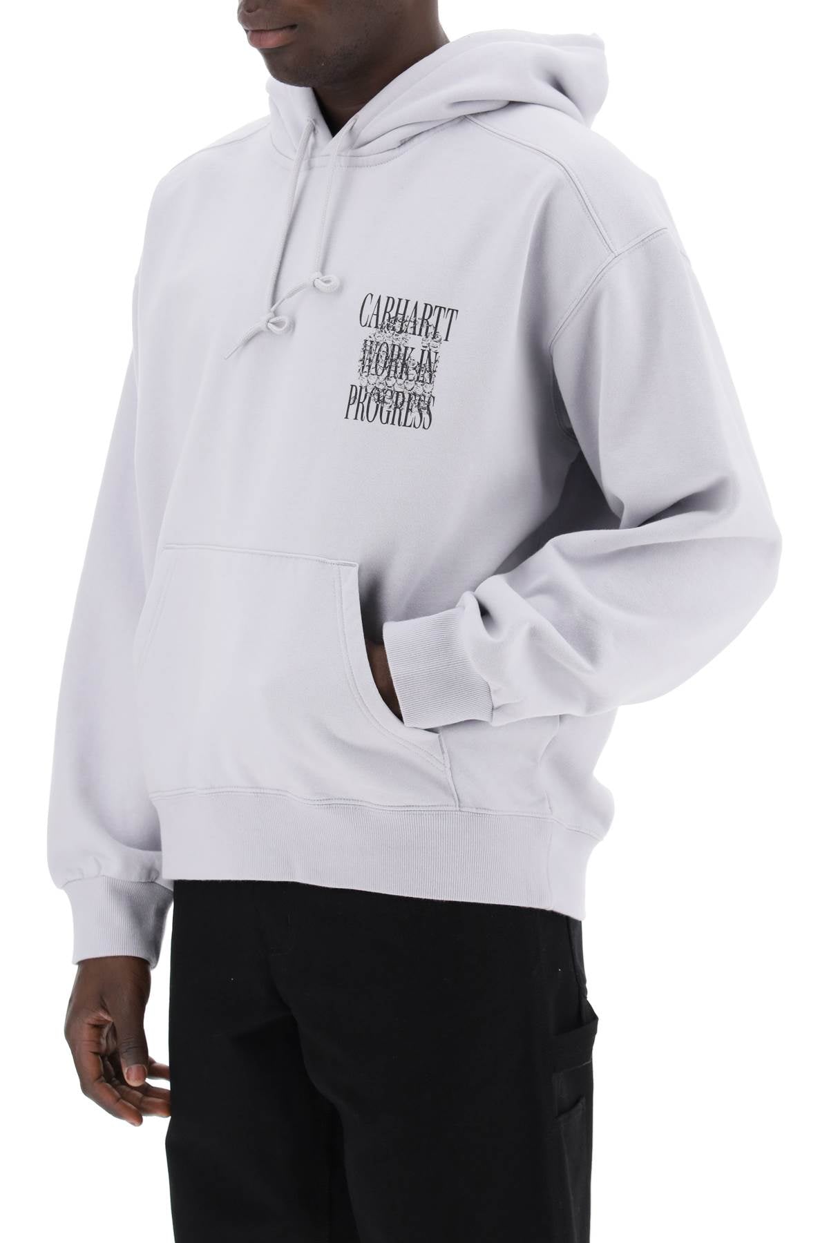 Carhartt Wip Hooded Sweatshirt Always A W   Grey