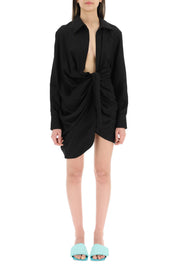 Jacquemus La Robe Bahia Mini Dress   Black