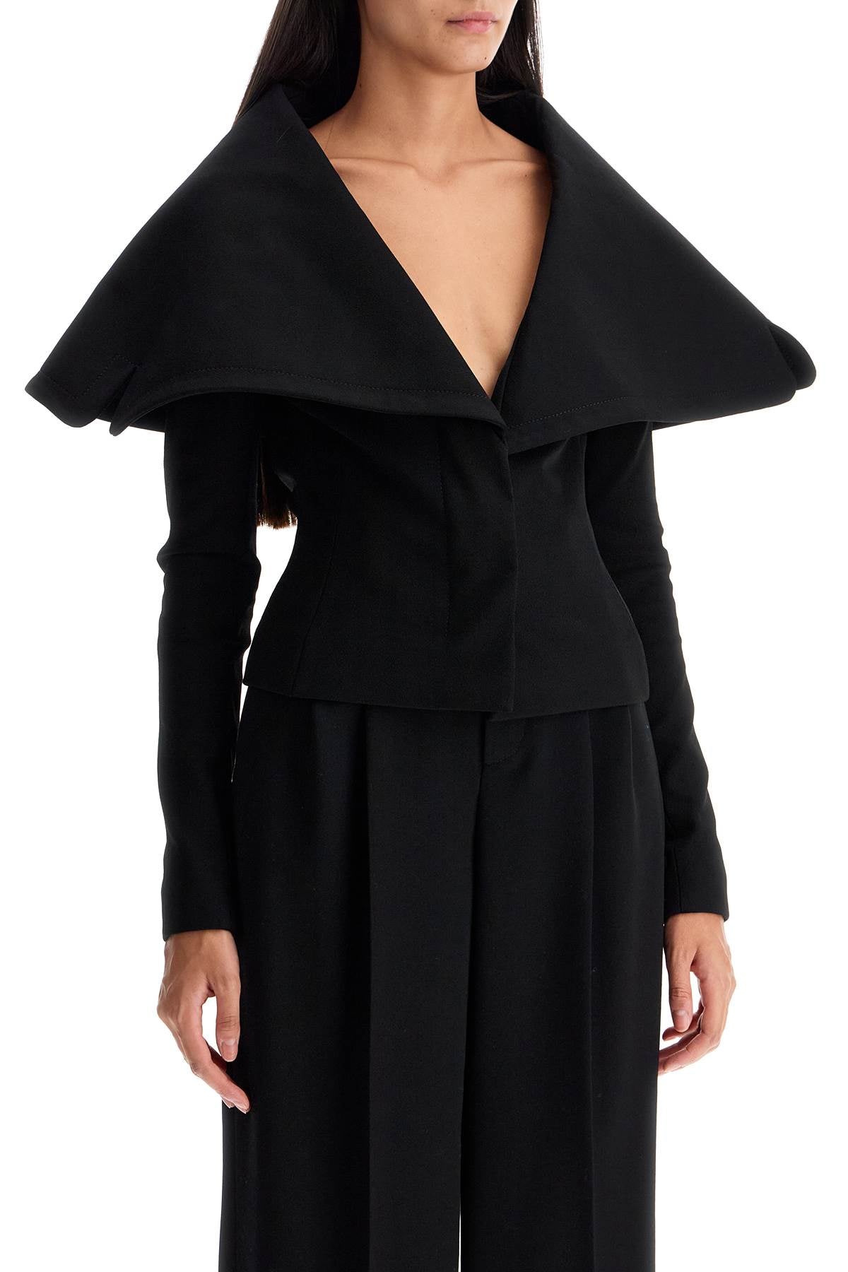 Jacquemus Jersey Blazer 'The Jacket Vest   Black