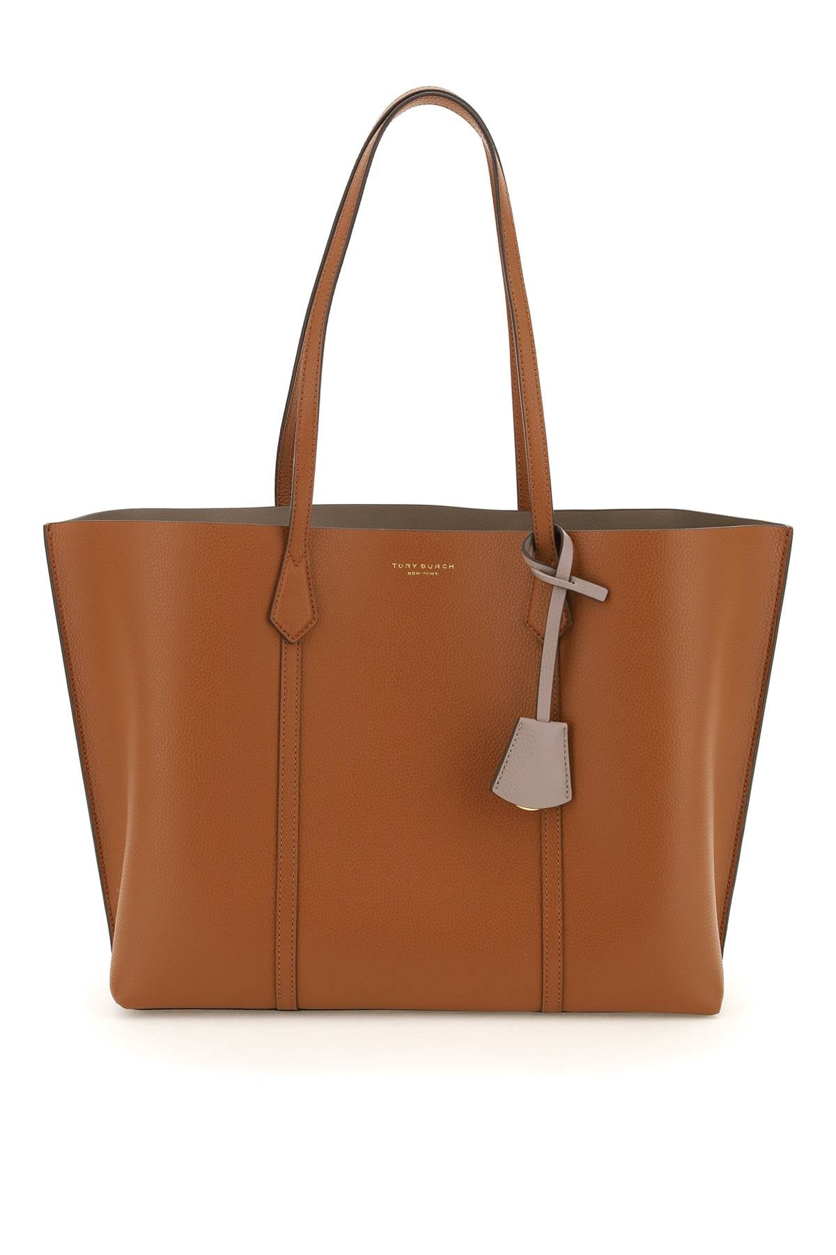 Tory Burch Perry Shopping Bag   Brown