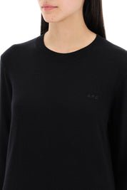 A.P.C. Wool Crewneck Pullover   Black