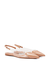 Alaia Flat Shoes Powder