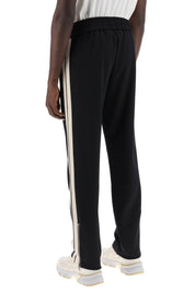 Palm Angels Contrast Band Joggers With Track In   Black