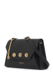 Balmain Emblem Clutch   Black