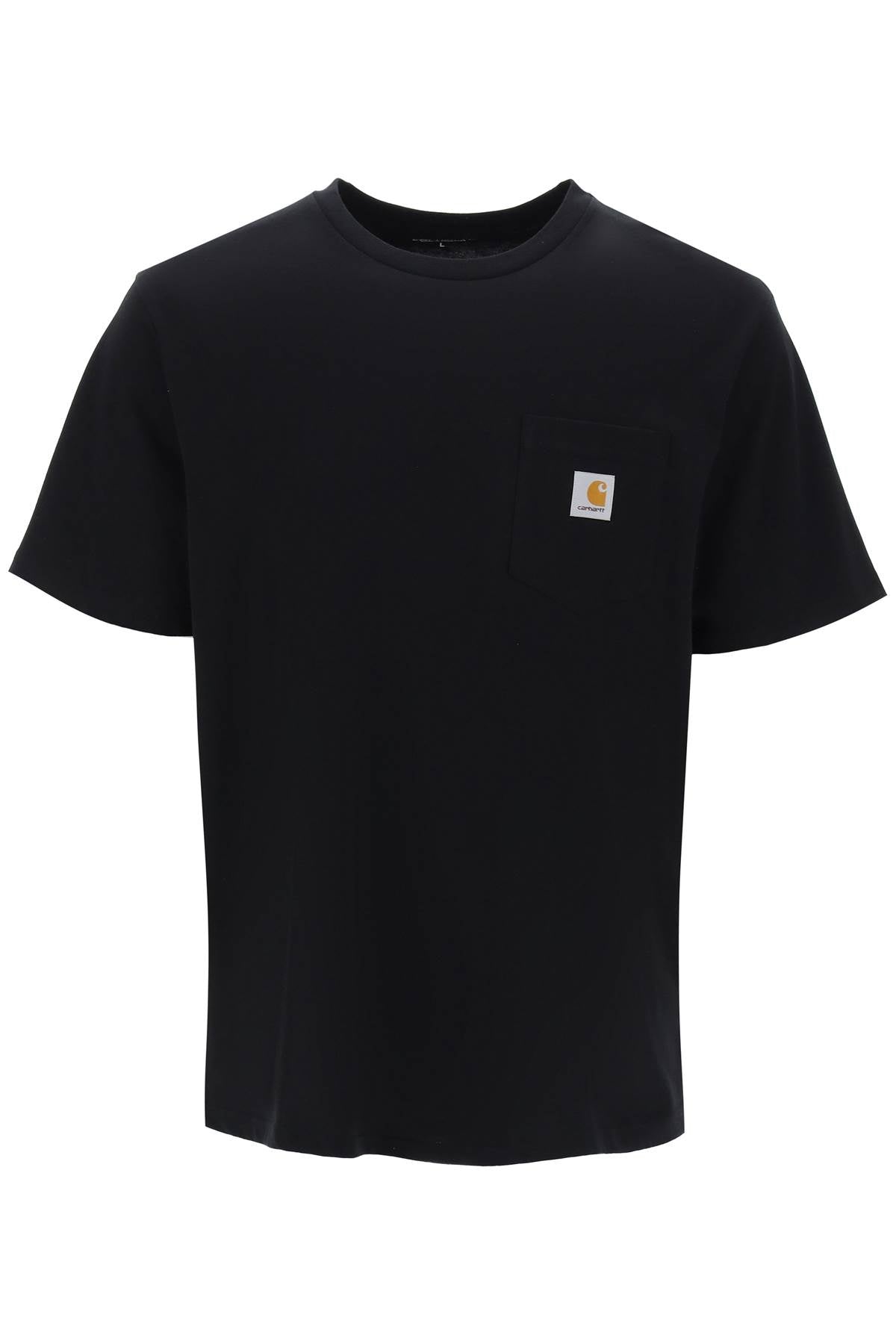 Carhartt Wip T Shirt With Chest Pocket   Black