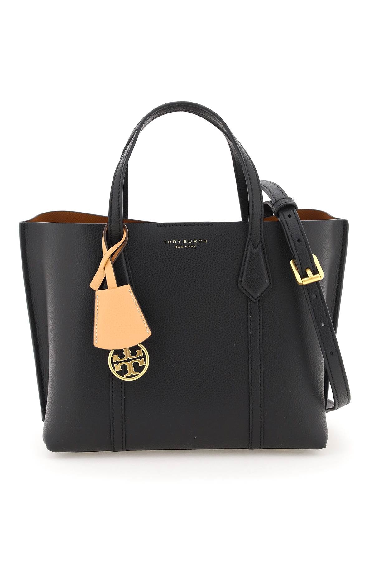 Tory Burch Small Perry Shopping Bag   Black