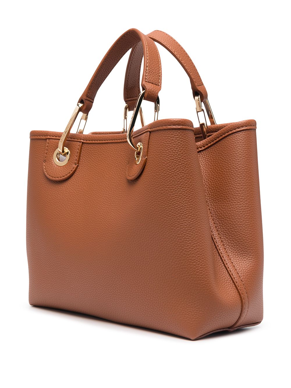 Emporio Armani Capsule Bags.. Leather Brown