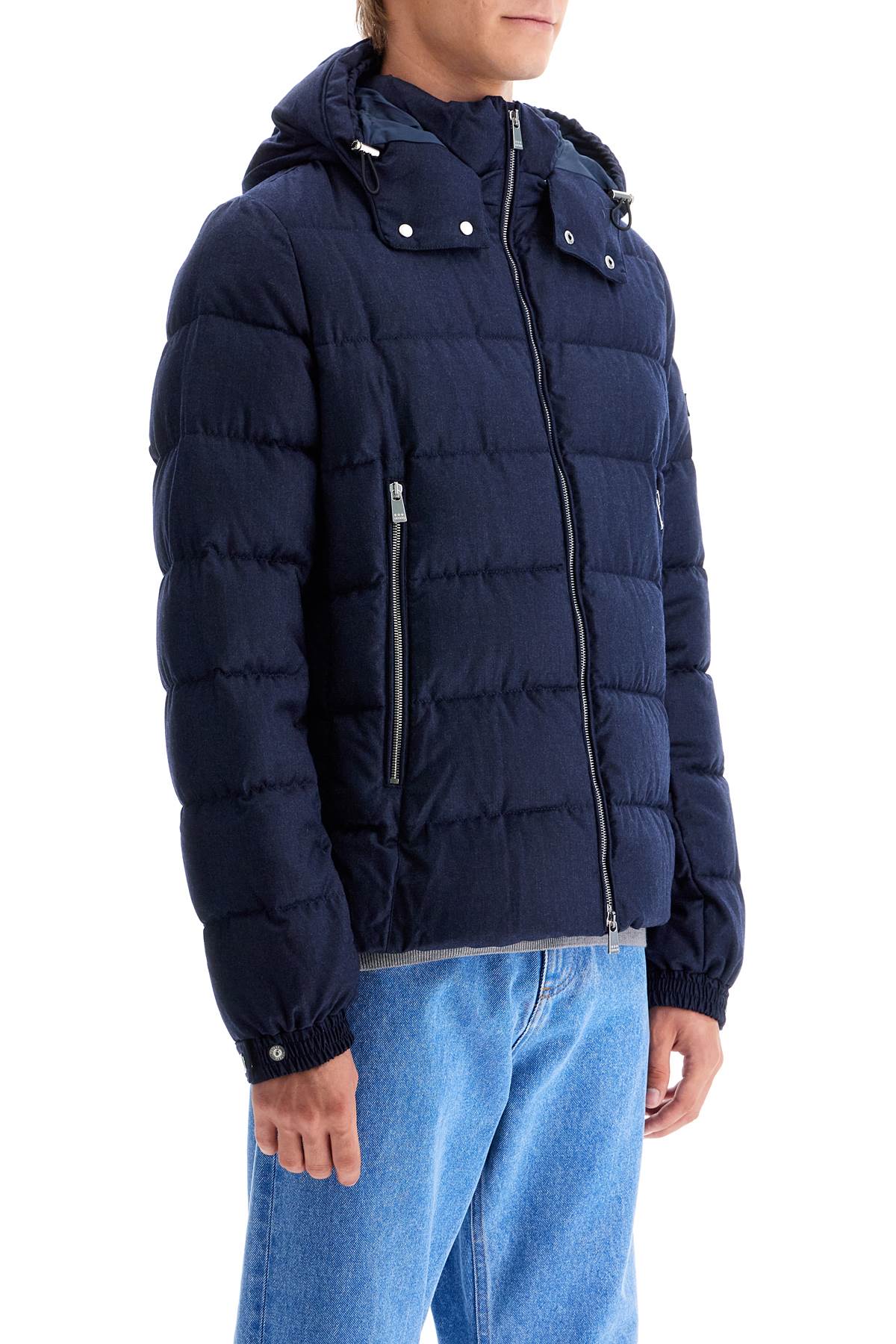 Tatras Short Wool Down Jacket   Blue