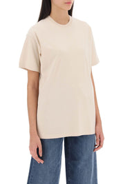 Toteme Oversized Straight T Shirt   Beige