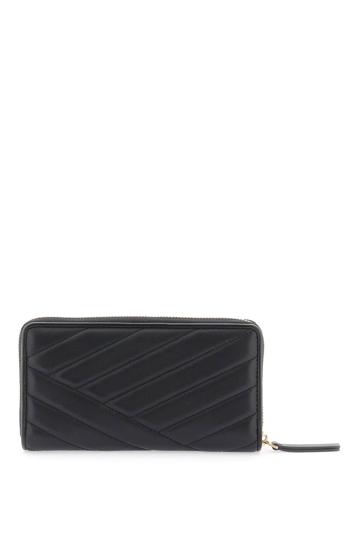 Tory Burch Kira Zip Around Wallet   Black