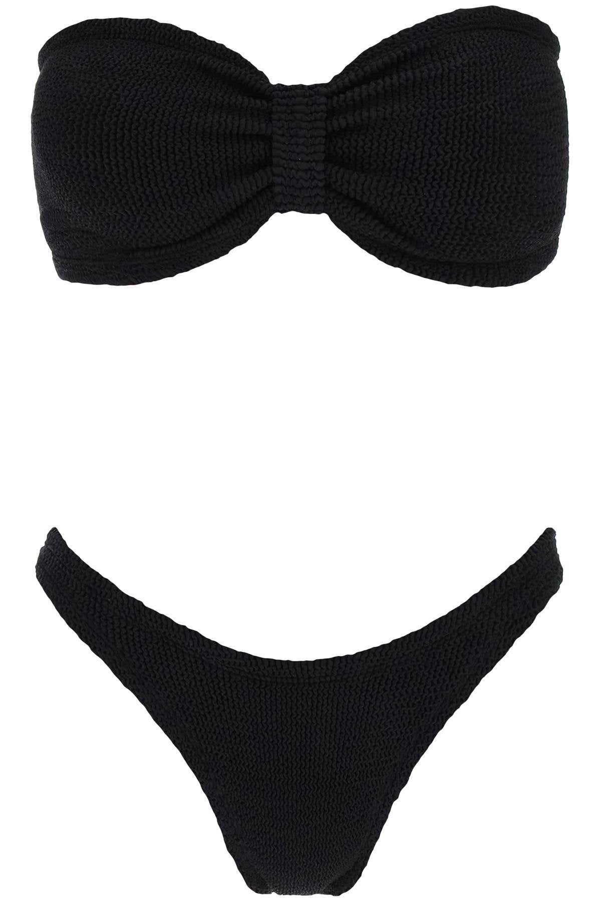 Hunza G. Jean Bikini Set   Black