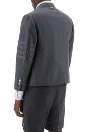 Thom Browne 4 Bar Jacket In Light Wool   Grey