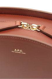 A.P.C. Demi Lune Crossbody Bag   Brown